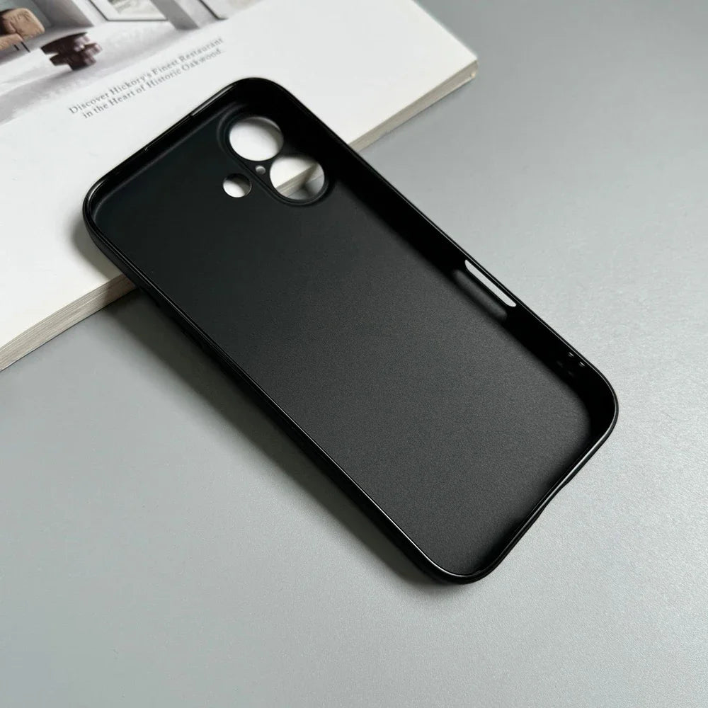 Matte Full-Cover Silicone Phone Case