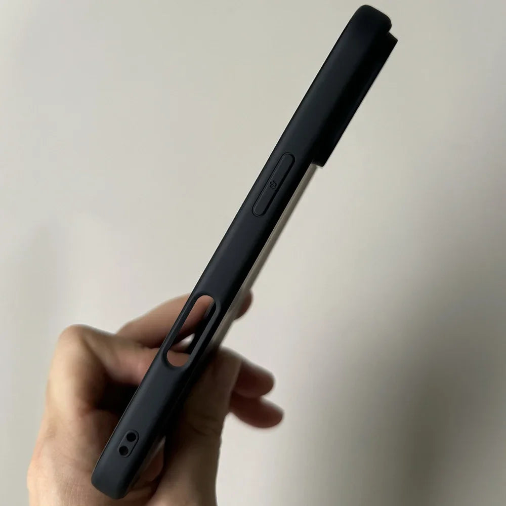 Matte Full-Cover Silicone Phone Case