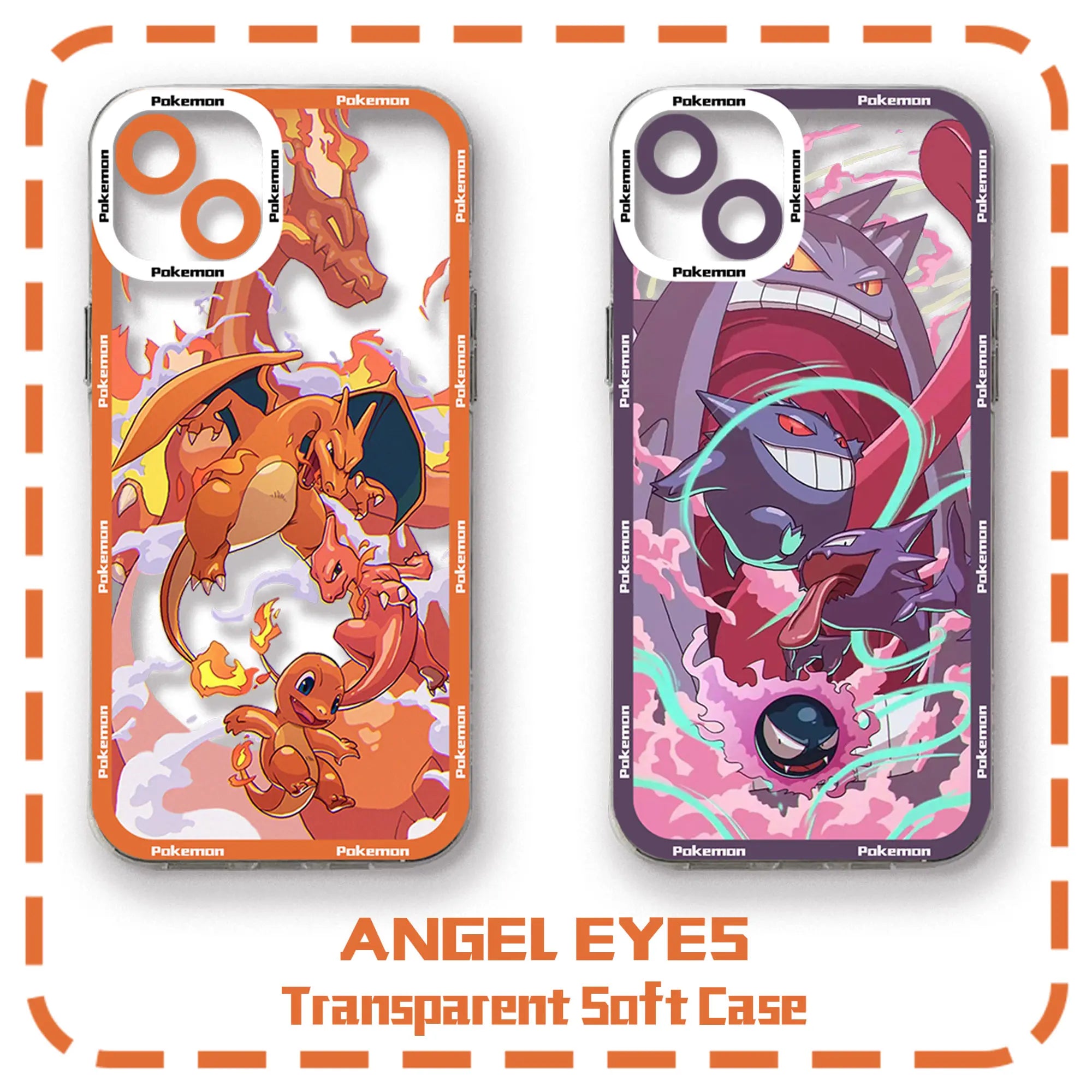 Pokemon Clear Evolution Phone cases